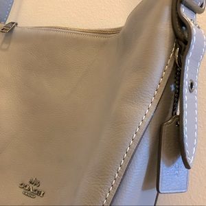 Coach adjustable grey crossbody